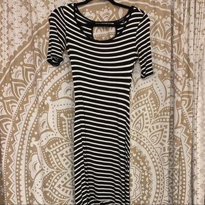 High-low tight dress